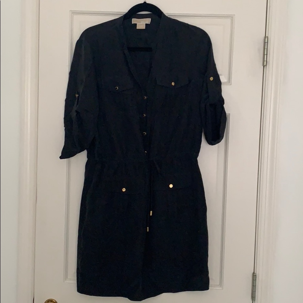 Michael Kors black silk summer dress, size M